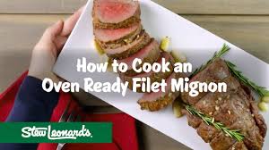 how to cook an oven ready filet mignon