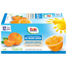 dole fruit cups mandarin oranges