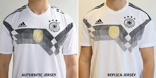 Authentic Vs Replica Germany 2018 World Cup Home And Away
