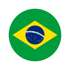brazilian flag icon vector isolate for