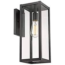 clear bevel glass outdoor wall sconce