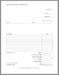 Blank Invoice Template Excel Beautiful 55 Free Invoice