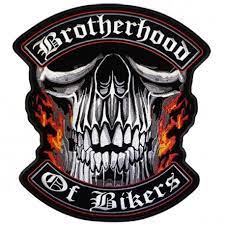 parche brotherhood ob bikers 30 5cm