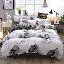 Flower Printed Quilt Cover Bed Linen
