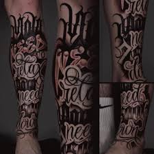 lettering tattoo style the best