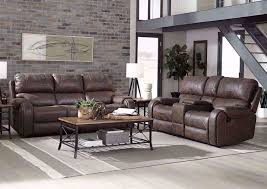 clayton reclining sofa set brown