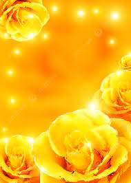 watercolor yellow rose background