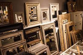 sectional wood and metal frames
