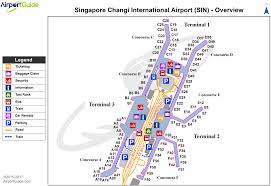 Maps Of The World Map Of Singapore Changi Airport