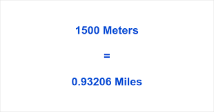1500 meters equal how many feet? 1500 Meters To Miles How Many Miles Is 1500 Meters