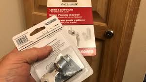 installing cabinet and drawer lock