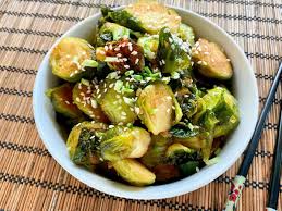 sweet chili brussels sprouts p f