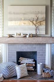 how to style a mantel for autumn home