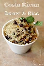costa rican beans and rice