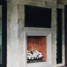 White Beveled Fireplace Mantel With