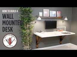 Build A Wall Mounted Desk