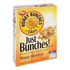 oats just bunches cereal honey roasted