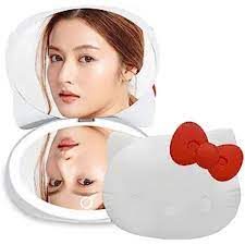 impressions vanity o kitty kawaii compact mirror with touch sensor