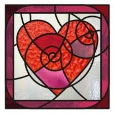 Glass Heart Stained Glass Art