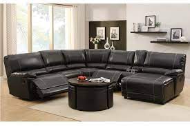 leather reclining sectional sofa chaise