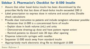 u 500 insulin not for ordinary use