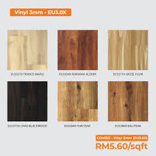 Brown, blonde, white, gray, copper, red Vinyl Flooring 3mm Xtra Floor Depot