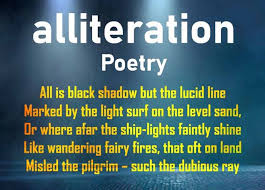 alliteration poetry definition and