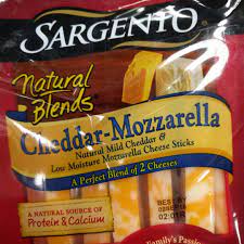 calories in sargento cheddar mozzarella