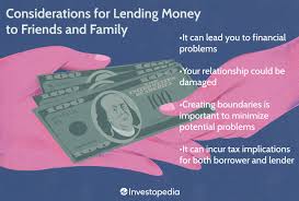 lending to friends and family