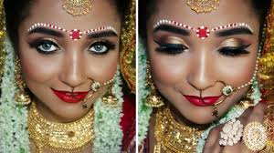 indian bridal makeup with hair style