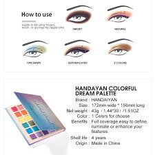 lacyie 30 color rainbow eyeshadow