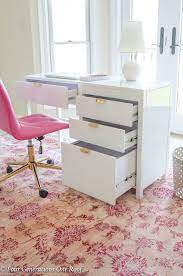 Desk chairs home goods : Glam Inspired Home Office Makeover Homegoods