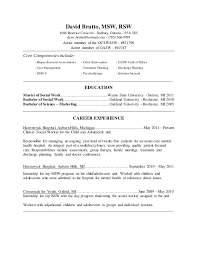 Social Work Student Resume Examples April Onthemarch Co Format