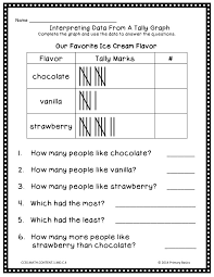 First Grade Common Core Math Worksheets For Representing And
