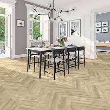 herringbone luxury vinyl floor tile