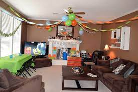 decorate living room for birthday party
