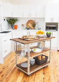 Kitchen base cabinets are too tall for use in a mobile island, unless you cut them down to size. How To Make A Kitchen Island Bench Made From A Mix Of Materials For A Modern Industria Kitchen Decor Apartment Industrial Kitchen Island Mobile Kitchen Island