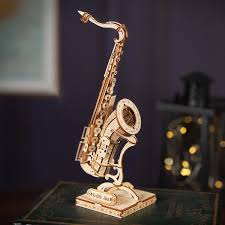 Rolife Saxophone 3d Wooden Puzzle Tg309