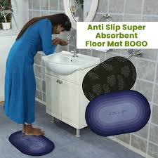 anti slip super absorbent floor mat