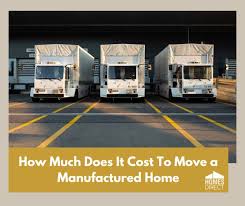 cost to move manufactured mobile home