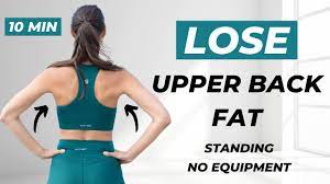10 min standing upper back fat workout