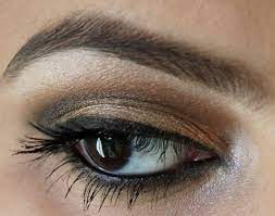bronze and golden eye makeup tutorial