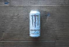 How much caffeine does Monster Zero have compared to coffee?