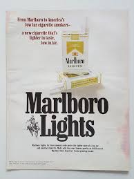 1972 marlboro lights low tar filter