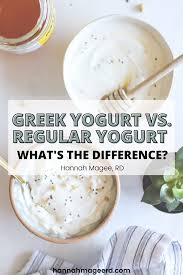 greek yogurt vs regular yogurt a