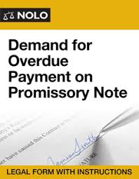 overdue payment on promissory note