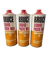 Lot Of 3 New Bruce Liquid Paste Wax
