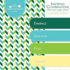 Emerald Turquoise Green Color Combination Charming Printables