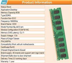 List of 246 computer from 71 suppliers in taiwan. Ram Manufacturers Taiwan Cheap Ddr3 8gb Memory Module View Ram Manufacturers Oem Micron Product Details From Well Bricks Corporation On Alibaba Com