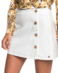Womens Coco Tiki Buttoned Wrap Skirt